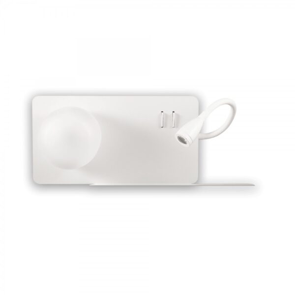 Ideal lux 174822 Book LED nástěnní svítidlo | Teplá bílá | Bílá | 28/3W