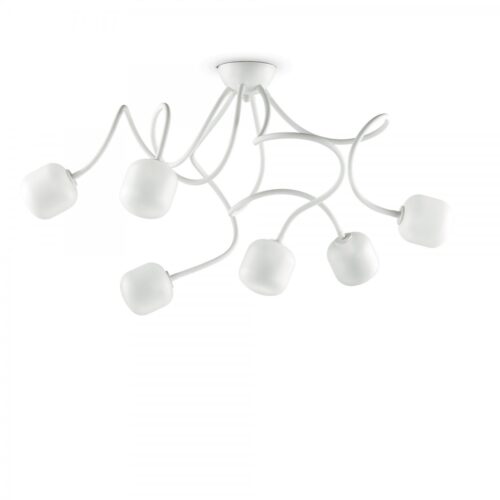 Ideal lux 174921 Octopus Bianco Přisazené stropní svítidlo | G9
