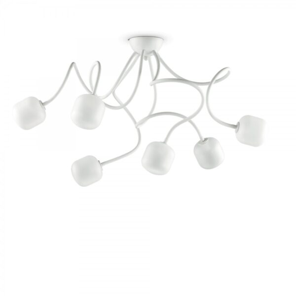 Ideal lux 174921 Octopus Bianco Přisazené stropní svítidlo | G9