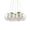 Ideal lux 176000 Mapa Lustr | E27 | Barevný kov | Mosaz