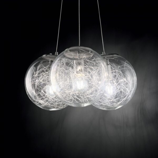 Ideal lux 176031 Mapa Lustr | E27 | Kov | Nikl