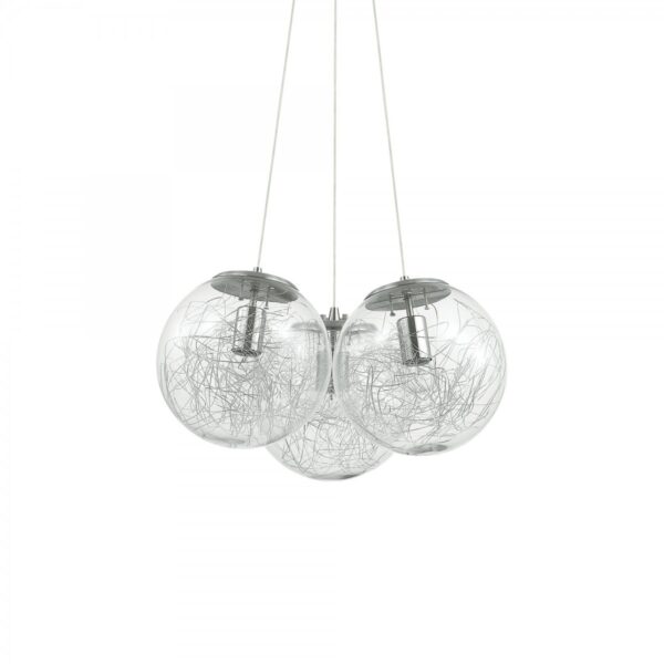 Ideal lux 176031 Mapa Lustr | E27 | Kov | Nikl