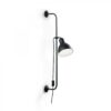 Ideal lux 179643 Shower Nástěnné svítidlo | E27 | Černá