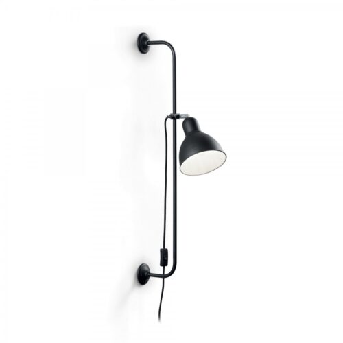 Ideal lux 179643 Shower Nástěnné svítidlo | E27 | Černá