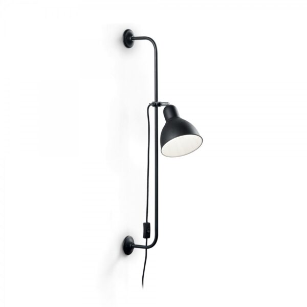 Ideal lux 179643 Shower Nástěnné svítidlo | E27 | Černá
