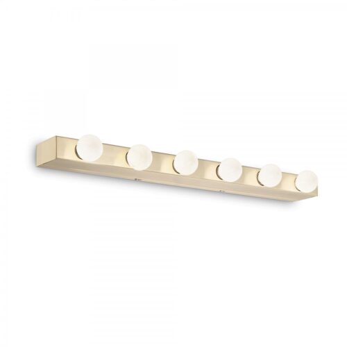 Ideal lux 179681 Prive Nástěnné svítidlo | E14 | Barevný kov | Mosaz