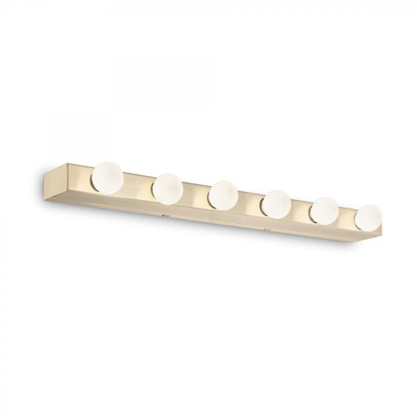 Ideal lux 179681 Prive Nástěnné svítidlo | E14 | Barevný kov | Mosaz
