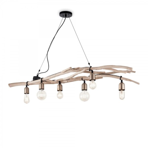 Ideal lux 180922 Driftwood Lustr | E27 | Dřevo