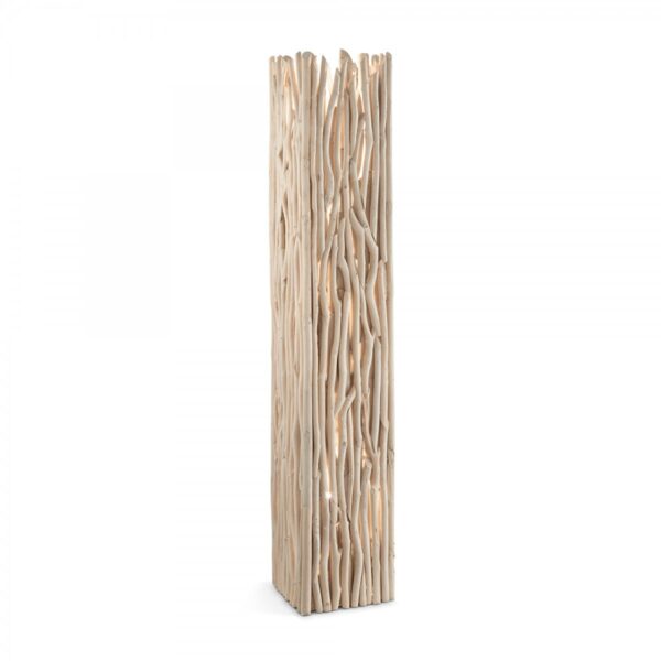 Ideal lux 180946 Driftwood Stojací lampa | E27 | Dřevo