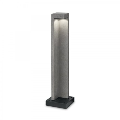 Ideal lux 187327 Titano LED Zahradní sloupkové světlo | Přírodní bílá | Kámen | 9W