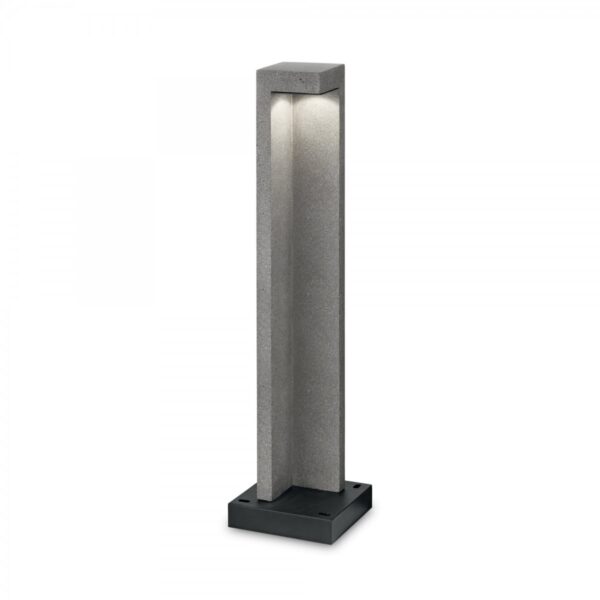 Ideal lux 187327 Titano LED Zahradní sloupkové světlo | Přírodní bílá | Kámen | 9W