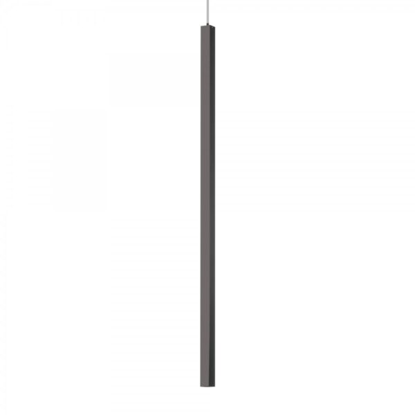 Ideal lux 194196 Ultrathin LED stropní svítidlo | Teplá bílá | Černá | 11,5W