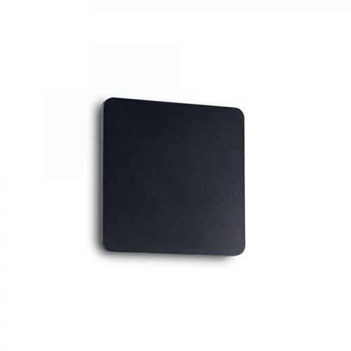 Ideal lux 195766 Cover LED nástěnní svítidlo | Teplá bílá | Černá | 9,5W