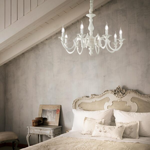 Ideal lux 197500 Justine Lustr | E14 | Bílá
