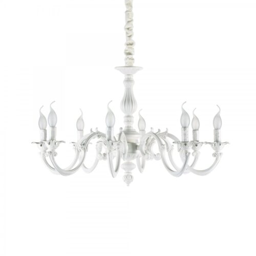 Ideal lux 197524 Justine Lustr | E14 | Bílá