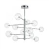 Ideal lux 200118 Equinoxe Stropní svítidlo | G4 | Chrom | Kov