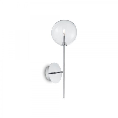 Ideal lux 200132 Equinoxe Nástěnné svítidlo | G4 | Chrom | Kov
