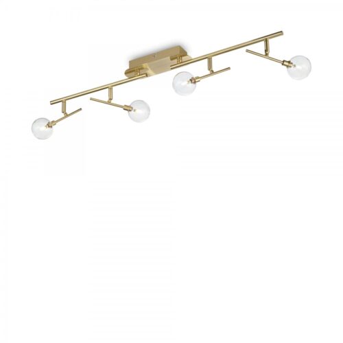 Ideal lux 200354 Maracas Stropní svítidlo | G4 | Barevný kov | Mosaz
