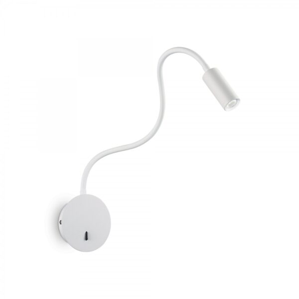 Ideal lux 203171 Focus LED nástěnní svítidlo | Teplá bílá | Bílá | 3W