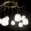 Ideal lux 206394 Karousel Lustr | G9 | Barevný kov | Mosaz