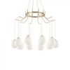 Ideal lux 206394 Karousel Lustr | G9 | Barevný kov | Mosaz