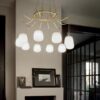 Ideal lux 206394 Karousel Lustr | G9 | Barevný kov | Mosaz