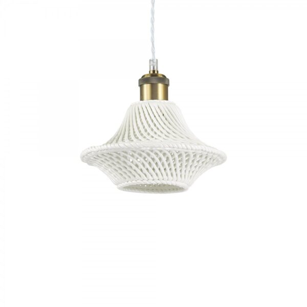 Ideal lux 206806 Lugano Lustr | E27 | Bílá