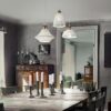 Ideal lux 206820 Lugano Lustr | E27 | Bílá