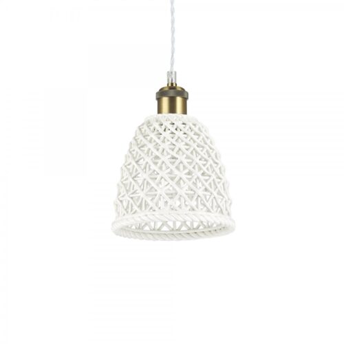 Ideal lux 206820 Lugano Lustr | E27 | Bílá