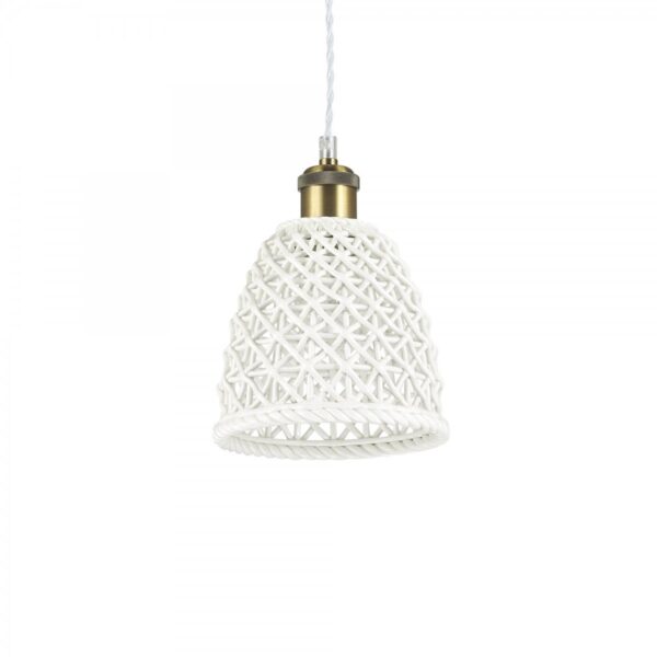 Ideal lux 206820 Lugano Lustr | E27 | Bílá