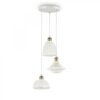 Ideal lux 206875 Lugano Lustr | E27 | Bílá