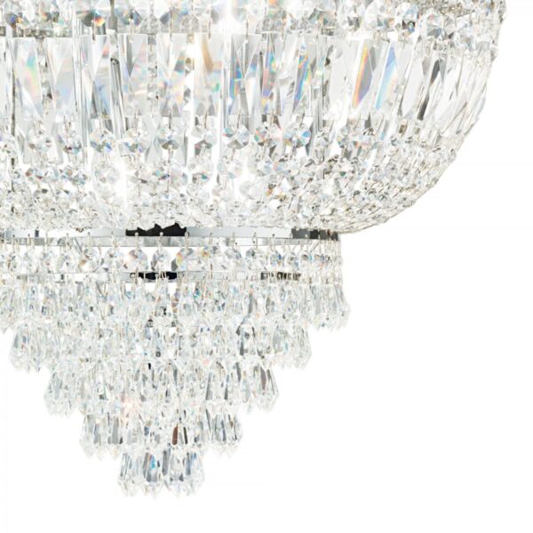 Ideal lux 207162 Dubai Stropní svítidlo | E14 | Chrom | Kov