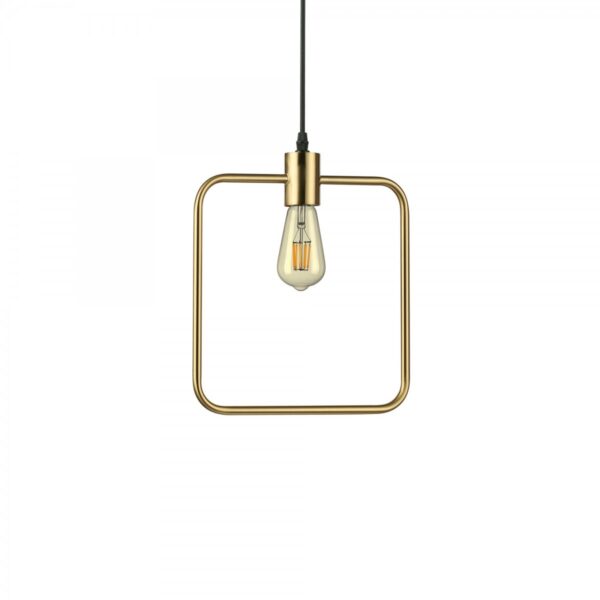 Ideal lux 207858 Abc Lustr | E27 | Barevný kov | Mosaz