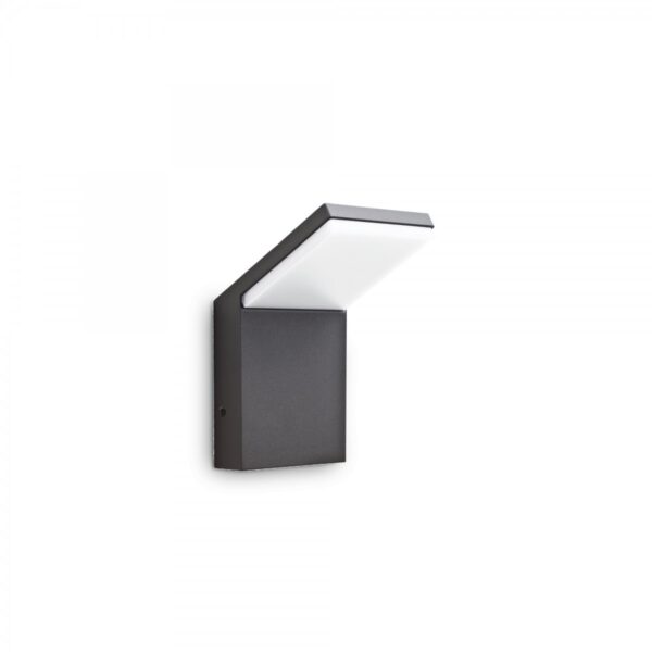 Ideal lux 209845 Style LED Nástěnné venkovní světlo | Přírodní bílá | Černá | 9W