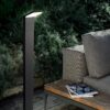 Ideal lux 209906 Style LED Zahradní sloupkové světlo | Přírodní bílá | Černá | 9W