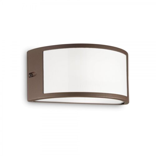 Ideal lux 213217 Rex Nástěnné venkovní světlo | E27 | Hnědá