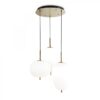 Ideal lux 224541 Umile LED stropní svítidlo | Teplá bílá | 50W | Barevný kov | Černá | Mosaz
