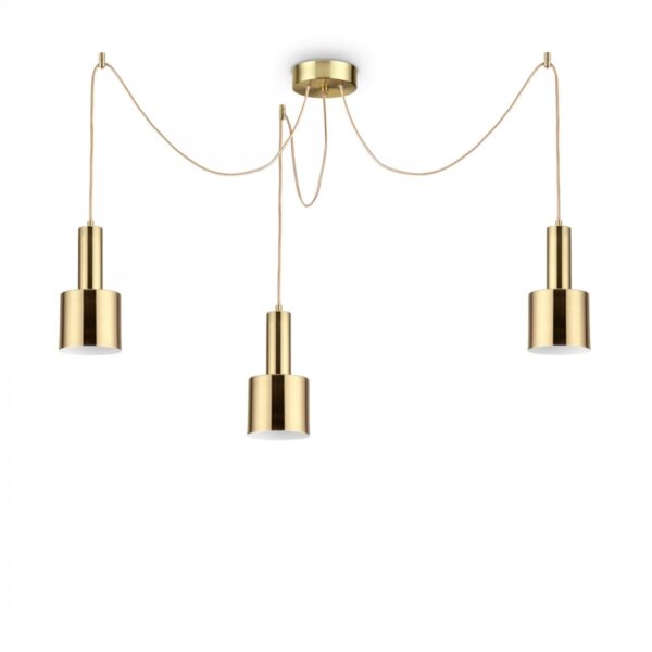 Ideal lux 231600 Holly Lustr | E27 | Barevný kov | Mosaz