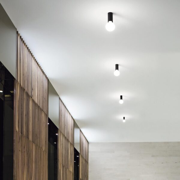 Ideal lux 232980 Petit Přisazený lustr | E27 | Černá