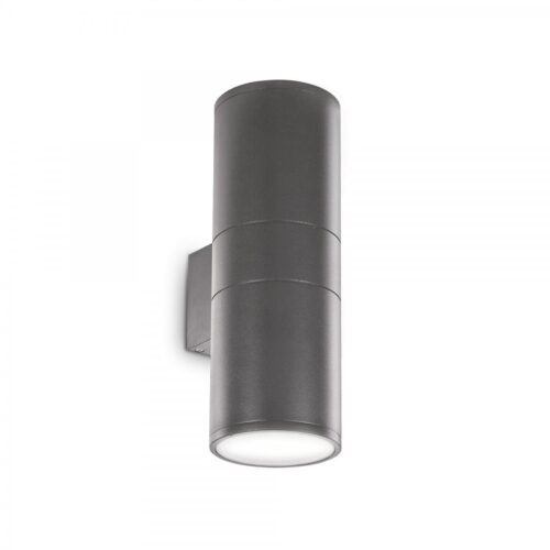 Ideal lux 236858 Gun Nástěnné venkovní světlo | E27 | Černá