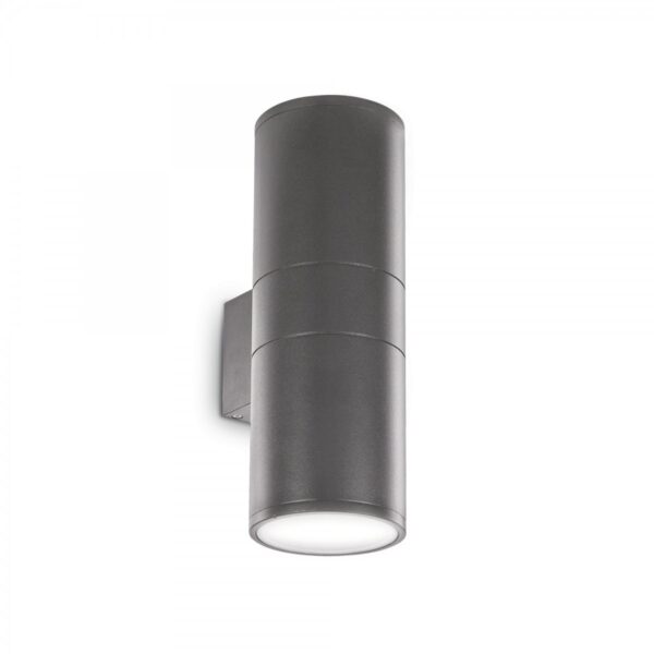 Ideal lux 236858 Gun Nástěnné venkovní světlo | E27 | Černá