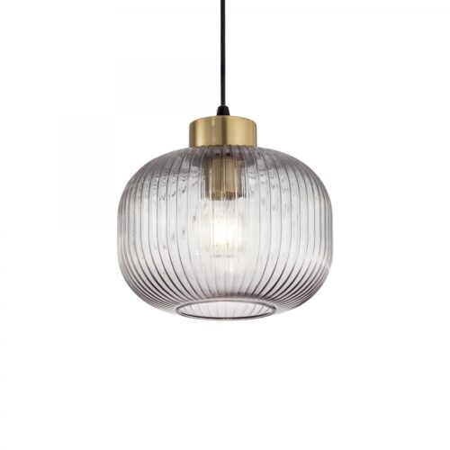 Ideal lux 237398 Mint Skleněný lustr | E27 | Černá