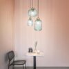 Ideal lux 237497 Mint Skleněný lustr | E27 | Černá