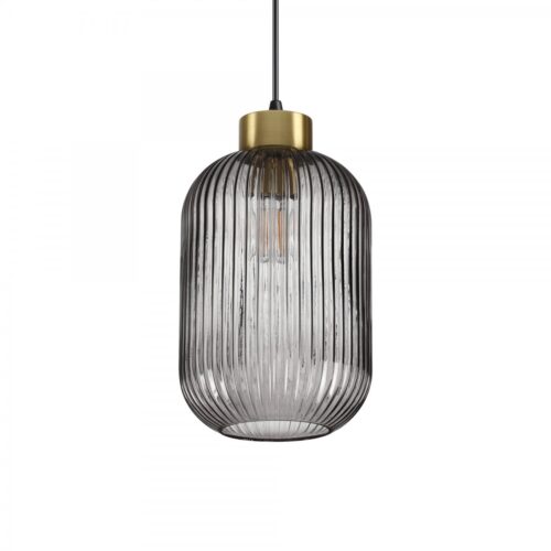 Ideal lux 237510 Mint Skleněný lustr | E27 | Černá