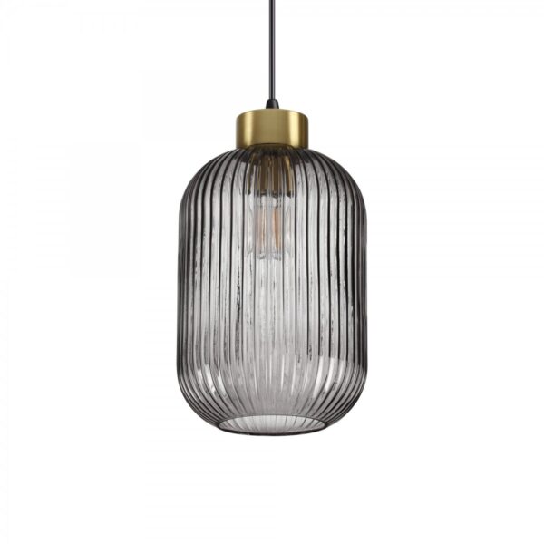 Ideal lux 237510 Mint Skleněný lustr | E27 | Černá