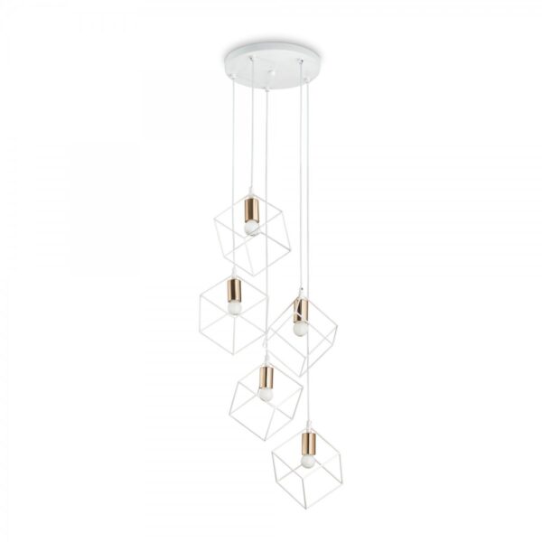Ideal lux 237671 Ice Lustr | E27 | Bílá