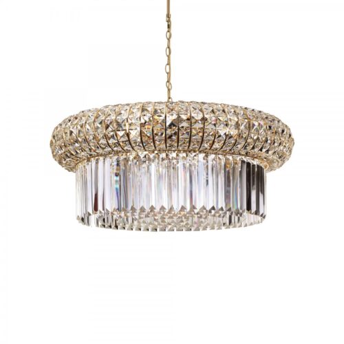 Ideal lux 237800 Nabucco Stropní svítidlo | E14 | Barevný kov | Zlatá