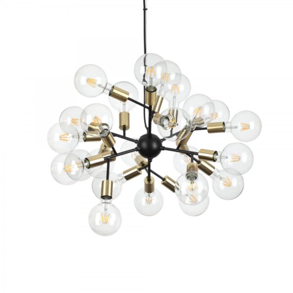 Ideal lux 238241 Spark Lustr | E27 | Černá