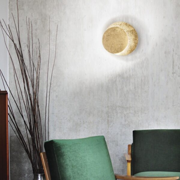 Ideal lux 238944 Tick LED nástěnní svítidlo | Teplá bílá | 6W | Barevný kov | Zlatá
