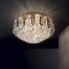 Ideal lux 241296 Magnolia Přisazené stropní svítidlo | G9 | Barevný kov | Mosaz
